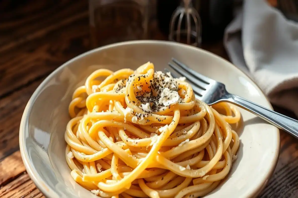 bucatini cacio e pepe