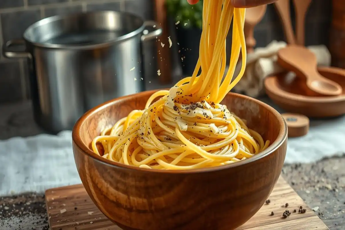 bucatini cacio e pepe