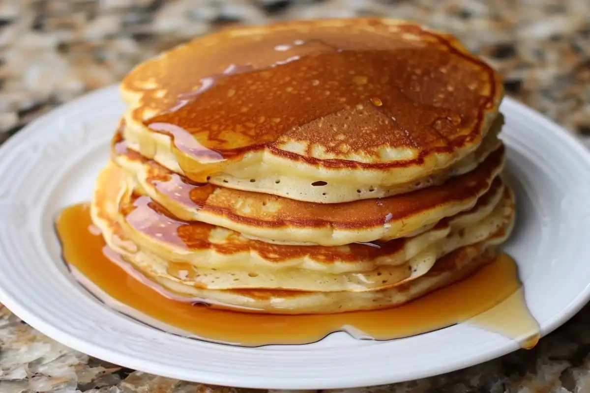 Making fluffy pancakes