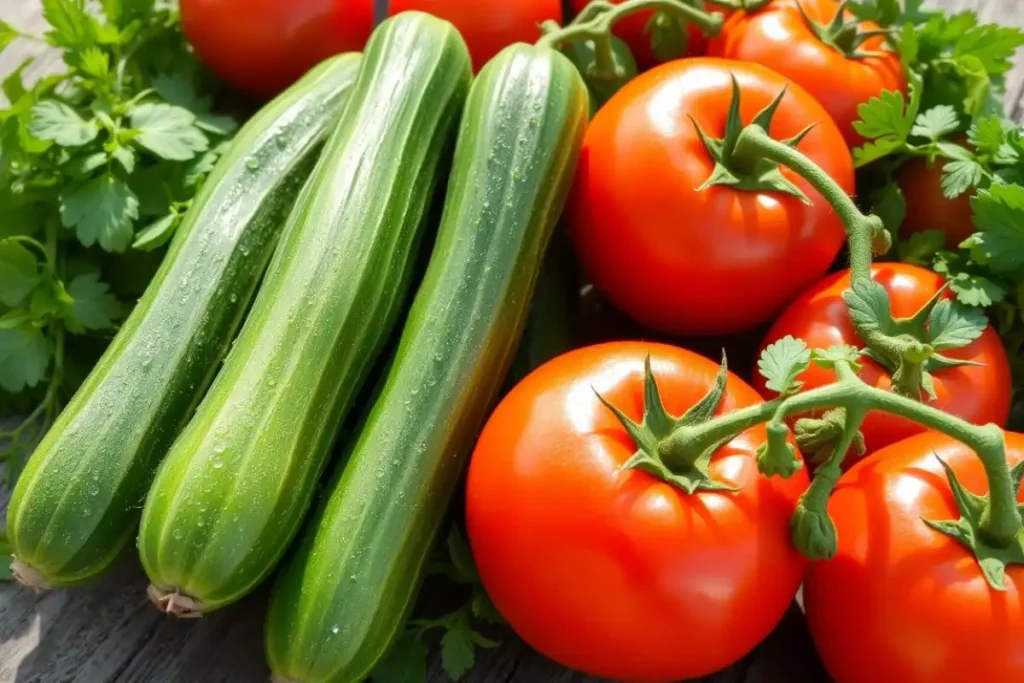 Cucumber and Tomato Salad